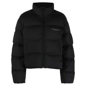 Alexander Wang Women Piumino Corto Trapuntato Con Logo Riflettente